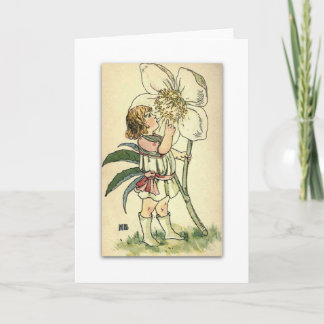 A beautiful Christmas Rose by NELLIE BENSON Holiday Card