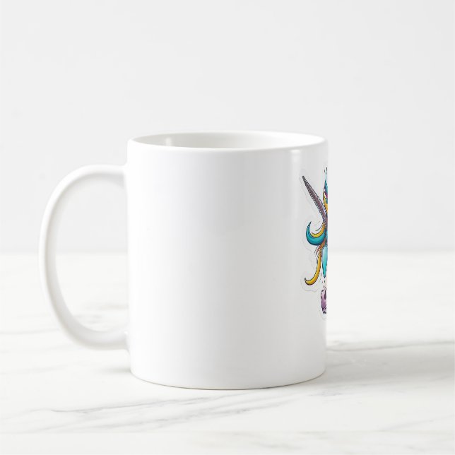  A beautiful cute unicorn Coffee Mug (Left)