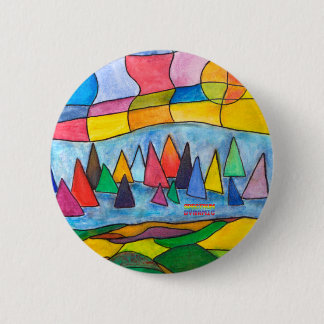 A Beautiful Day 6 Cm Round Badge