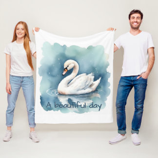 A Beautiful Day set Fleece Blanket