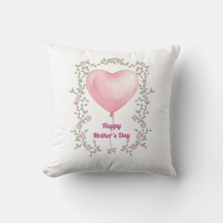 A beautiful design for Mother's Day- Pastel pink Cushion