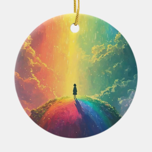 A Beautiful Dream Ceramic Ornament (Front)