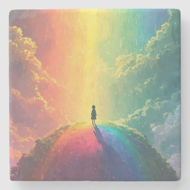 A Beautiful Dream Stone Coaster (Front)