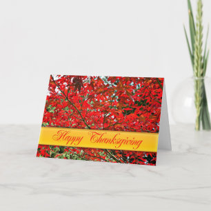 A beautiful fall Thanksgiving card