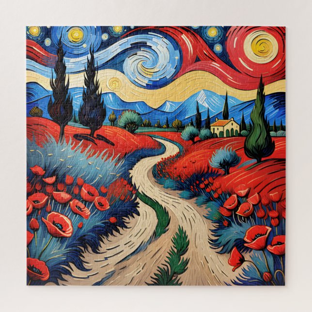 A beautiful meadow jigsaw puzzle (Vertical)