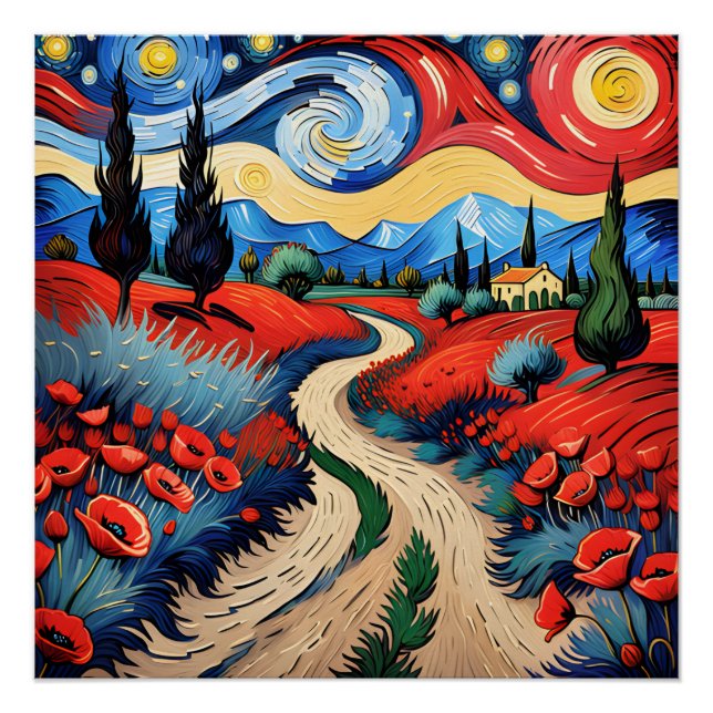 A beautiful meadow poster (Front)