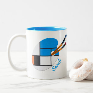 A beautiful mug featuring a painting by Paul Klee