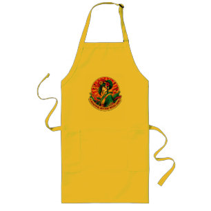 A Beautiful Mystery Never Fades Vintage Geisha Long Apron