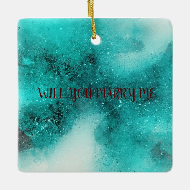 A BEAUTIFUL ORNAMENT WITH AN IMPORTANT QUESTION  (Front)