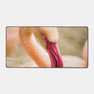 A Beautiful Pink Flamingo Desk Mat