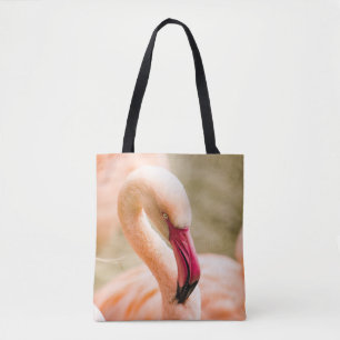 A Beautiful Pink Flamingo Tote Bag