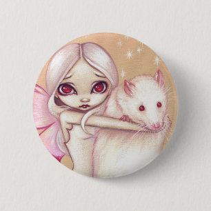 "A Beautiful Rat" Button