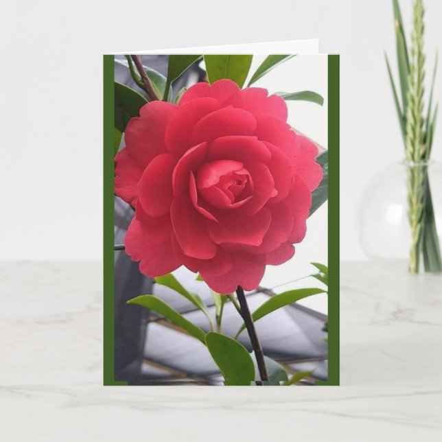 A "BEAUTIFUL" ROSE FOR "BEAUTIFUL" YOU CARD (Front)