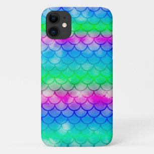 A beautiful spectrum of mermaid colours iPad air c iPhone 11 Case