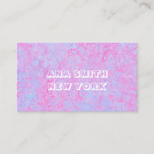 A beautiful spectrum of pink business card