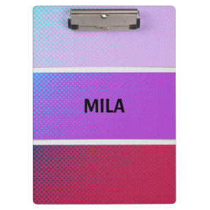 A beautiful spectrum of purple colors   clipboard