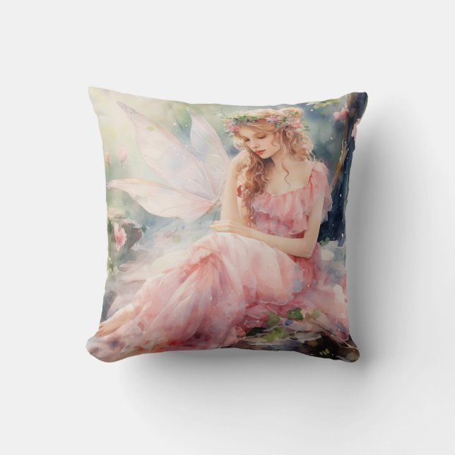 A Beautiful Spring Fairy Cushion (Front)