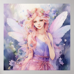 A Beautiful Spring Fairy Poster