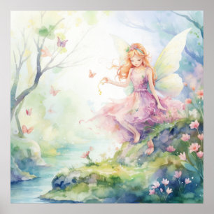 A Beautiful Spring Fairy Poster