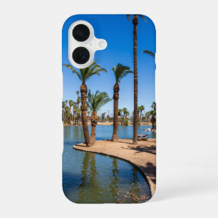 a beautiful spring landscape at Encanto Park iPhone 16 Case