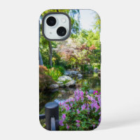 a beautiful spring landscape in the garden
