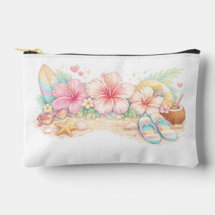 A beautiful summer design inspired by flowers accessory pouch