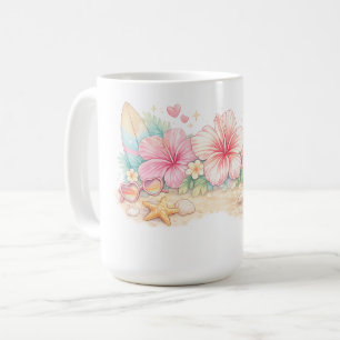 A beautiful summer design inspired by flowers coffee mug