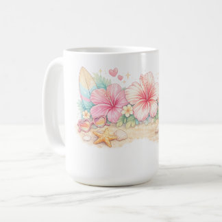 A beautiful summer design inspired by flowers coffee mug