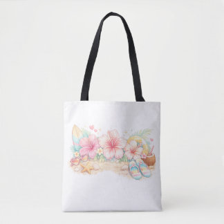 A beautiful summer design inspired by flowers tote bag