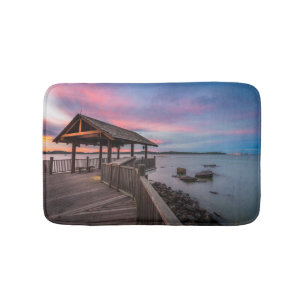 A Beautiful Sunset Bath Mat