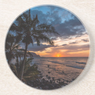 A beautiful sunset coaster