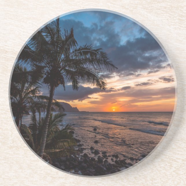A beautiful sunset coaster (Front)