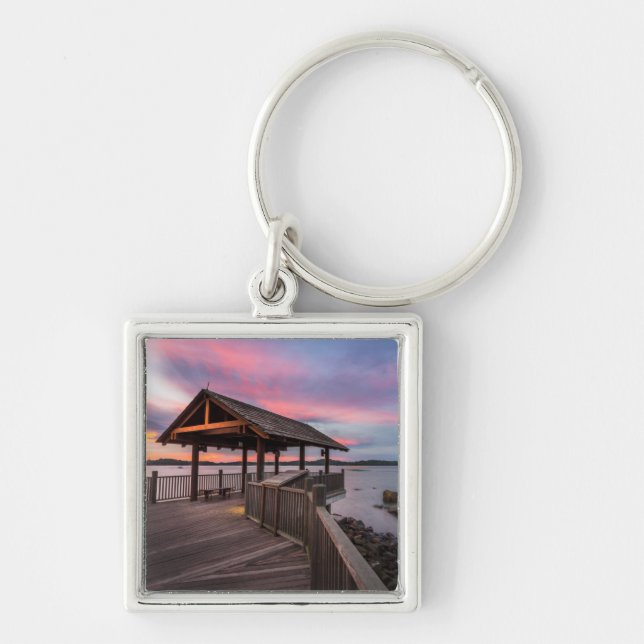 A Beautiful Sunset Key Ring (Front)