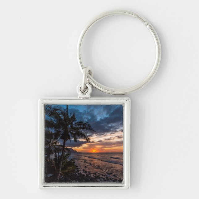 A beautiful sunset key ring (Front)