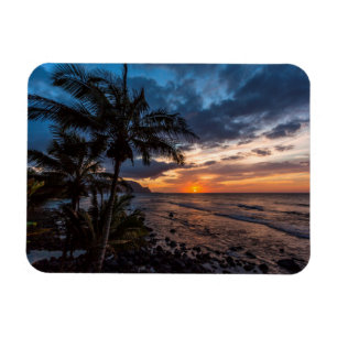 A beautiful sunset magnet