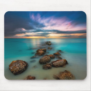 A Beautiful Sunset Over Grace Bay Turks & Caicos Mouse Pad