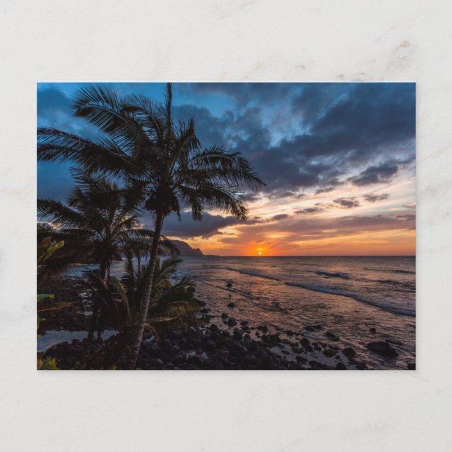 A beautiful sunset postcard (Front)
