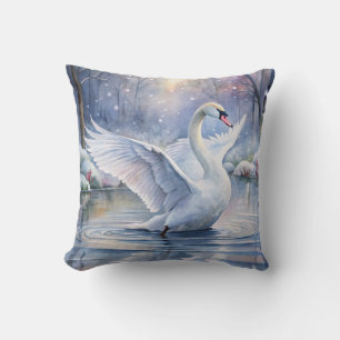 A Beautiful Swan Cushion