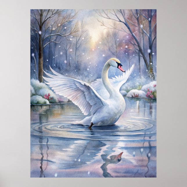 A Beautiful Swan Poster (Front)