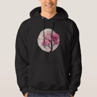 A Beautiful Symbol of Renewal Cherry Blossom Geome Hoodie