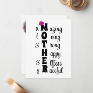 A Beautiful Tribute to Mum’s Love and Strength Card