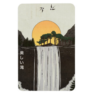 A Beautiful Waterfall Magnet