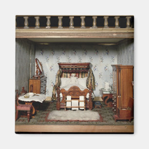 A bedroom in 'Mrs Bryant's Pleasure', c.1860 Magnet