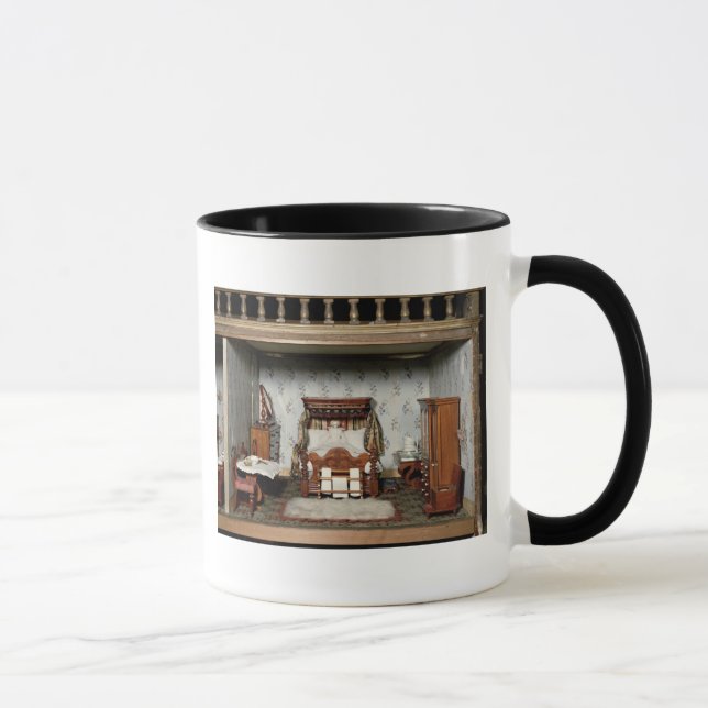 A bedroom in 'Mrs Bryant's Pleasure', c.1860 Mug (Right)