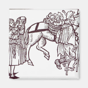 A Beggar Family Magnet