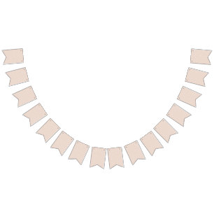 a beige and white chequered pattern on a white bac bunting