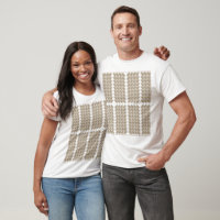 a beige and white chequered pattern on a white