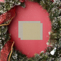 a beige background with a pattern of small squares