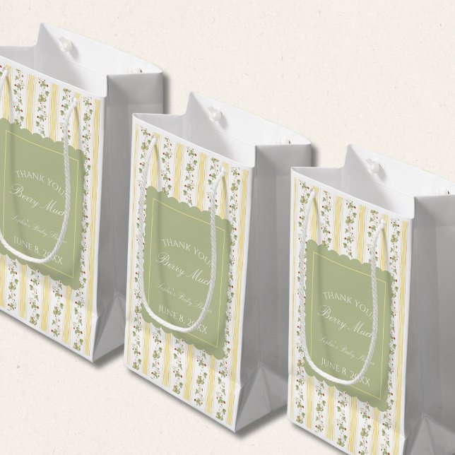 A berry sweet baby is on the way  small gift bag (Creator Uploaded)