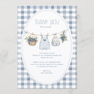 A Berry Sweet Baby Shower Thank You Card